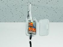 Mini borne de connexion à levier 2 x 0.2 - 4 mm² pour tout type de câble (WG221412)