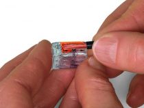 Mini borne de connexion à levier 5 x 0.2 - 4 mm² pour tout type de câble (WG221415)