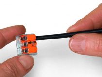 Mini borne de connexion à levier 5 x 0.2 - 4 mm² pour tout type de câble (WG221415)