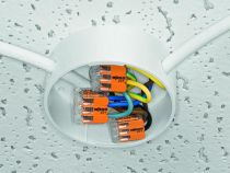 Mini borne de connexion à levier 5 x 0.2 - 4 mm² pour tout type de câble (WG221415)