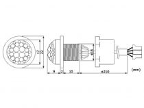 Mini Détecteur De Mouvement Pir - À Encastrer - 230 Vca (EMS106)