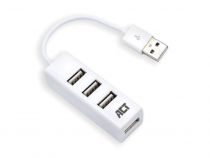 Mini hub USB 2.0 4 ports blanc (ACTAC6200)