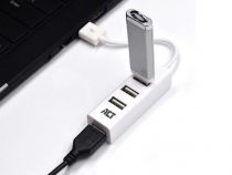 Mini hub USB 2.0 4 ports blanc (ACTAC6200)