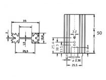 Ml73/50 p refroidisseur to220 with pins (ML73/50P)