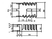 Ml8 u profile to220/to3p 35x28x13 (ML8)