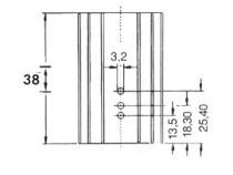 Ml97/1.5 refroidisseur without pins (ML97/1.5)