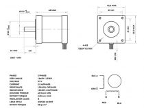 Moteur pas à pas 2.5 a - 1.8° (MOTS4)