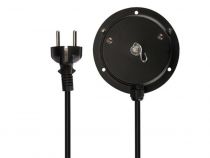 Moteur pour boule à facettes - 1.8-2.5 tpm - 230 vca -  noir (VDLMM8)