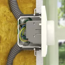 Multifix Air, bo&icirc;te &eacute;tanche 1 poste diam&egrave;tre 67mm, profondeur 47mm (IMT35032)