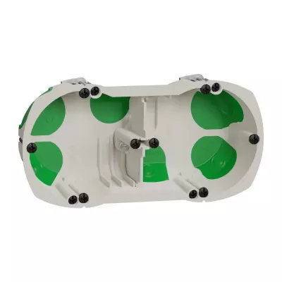 Multifix air, bo�te �tanche 2 postes entraxe 71 mm, diam. 67 mm, prof. 40 mm (IMT35000)