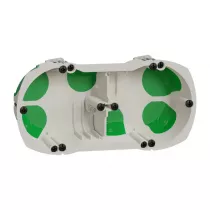 Multifix air, boîte étanche 2 postes entraxe 71 mm, diam. 67 mm, prof. 40 mm (IMT35000)