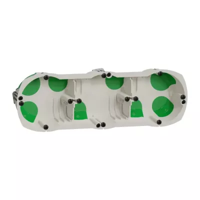 Multifix air, bo�te �tanche 3 postes entraxe 71 mm, diam. 67 mm, prof. 40 mm (IMT35031)