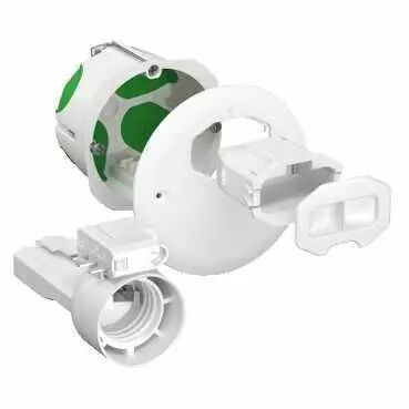 Multifix Air DCL, bo�te d\'applique avec couvercle non affl, connect, douille E27 (IMT35027)