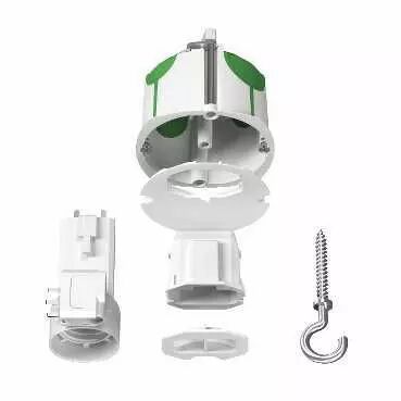 Multifix Air DCL, bo�te de centre avec couv. Affleur, connecteur, douille, piton (IMT35021)