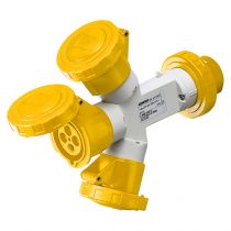 Multiplicateur étanche 3u 2p+t 16a 110v 4h (GW64022)