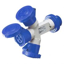 Multiplicateur étanche 3u 3p+n+t 16a 220v 9h (GW64026)
