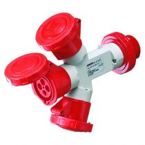 Multiplicateur étanche 3u 3p+t 16a 380v 6h (GW64027)