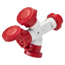 Multiplicateur étanche 3u 3p+t 16a 380v 6h (GW64028)