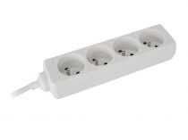 MULTIPRISE À 4 PRISES - CÂBLE DE 5 m - BLANC (EB4WN-5)