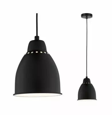 Neordic Luminaire en suspension Hilla E27 max. 40W Noir M�tal (79763)