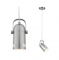 Neordic Luminaire en suspension Lavea E27 max. 15W Acier brossé Métal (79768)