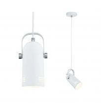 Neordic Luminaire en suspension Lavea E27 max. 15W Blanc Métal (79767)