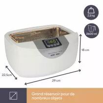 Nettoyeur &agrave; ultrasons - 2.6l (VTUSC3)