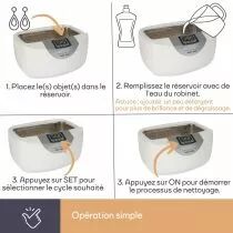 Nettoyeur &agrave; ultrasons - 2.6l (VTUSC3)