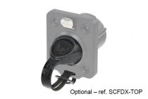 Neutrik - Connecteur Châssis Xlr À 3 Pôles -  Femelle - Heavy Duty - True Outdoor Protected (Top) (NC3FDXTOP)