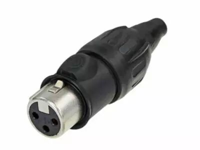 Neutrik - Connecteur De C�ble Xlr � 3 P�les - Femelle - Heavy Duty - True Outdoor Protected (Top) (NC3FXTOP)