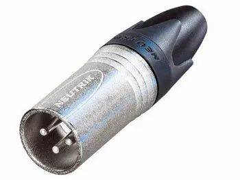 Neutrik - connecteur xlr, 3 points male, argente, nickel (NC3MXX)