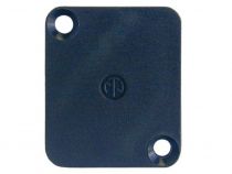 Neutrik - plaquette borgne pour connecteur type d - noire (DBA-BL)