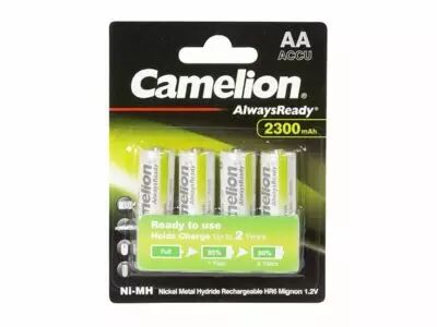 Nimh aa/r6 1.2v-2300mah (4/carte) \'alwaysready�\' (HR6C/23AR)