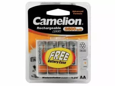 Nimh r06 1.2v-2500mah (4/carte) - bo�te de rangement gratuite (HR6C/25B)