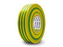 Nitto - Ruban Adhesif Isolant - Vert/Jaune - 19 Mm X 10 M (1040N-VJPC)