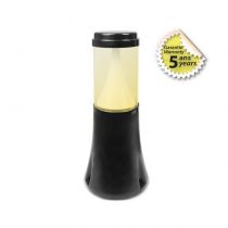 NOLANA POTELET 450MM 15W CCT 2400K/3000K/4000K PC NOIR 5ANS (100389)
