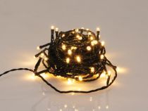 Novalight LED - 12 m - 80 lampes blanc chaud - fil vert (NV-LED-12-24V-UW)