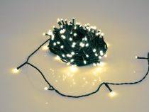 Novalight LED - 24 m - 160 lampes blanc chaud - fil vert (NV-LED-24-24V-UW)