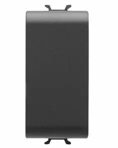 Obturateur 1/2 module - 1/2 module - noir - chorus