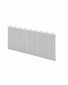 Obturateur 4,5 modules gris ral 7035