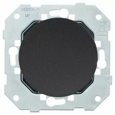 Obturateur Noir mat - Collection DOM de Fontini (85656021)