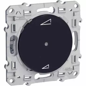 Odace + Anthracite, variateur universel � poussoir PlusLink (S540560)