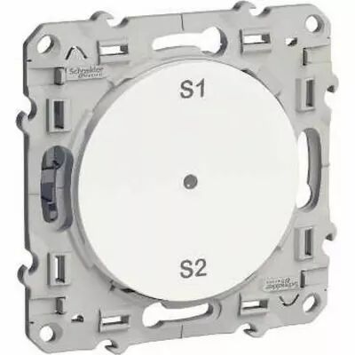 Odace + blanc, commande g�n�rale pluslink 4 groupes 3 fils pluslink