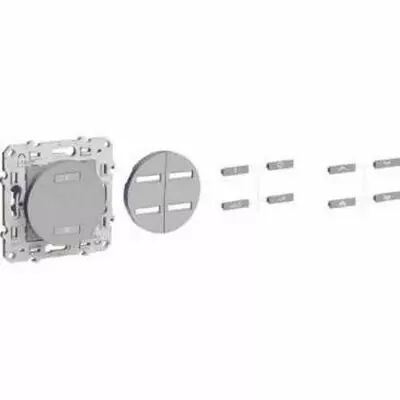 Odace, combin� rf alu, va-et-vient 10 a 2300 w 3 fils