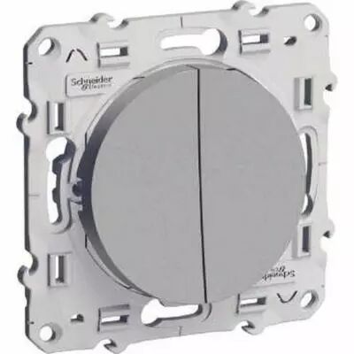 Odace, double va-et-vient alu, � vis, connexion rapide
