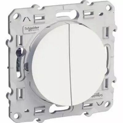 Odace, double va-et-vient blanc, connexion rapide, � griffes