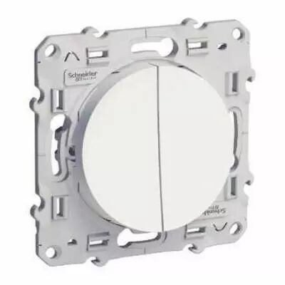 Odace, double va-et-vient blanc, connexion rapide, � vis