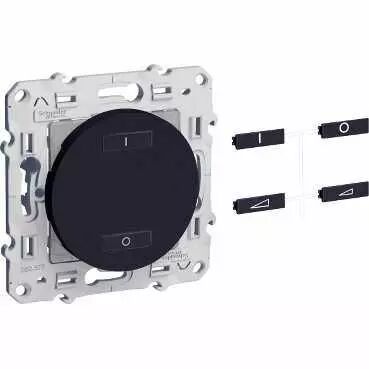Odace, �metteur RF Anthracite, 2 boutons (sp�cial volets-roulants) (S540577)