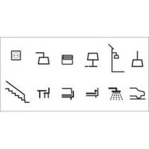 Odace, pictos 12 fonctions décalcomanie