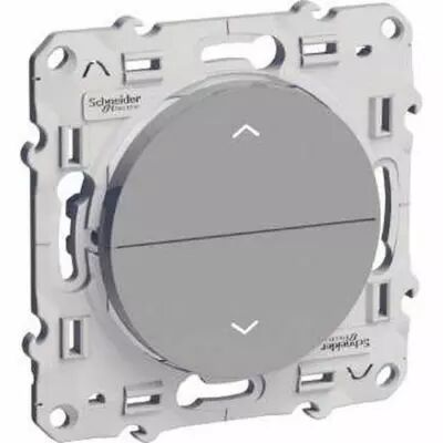 Odace, poussoir alu, 2 boutons mont�e/descente pour volets-roulants